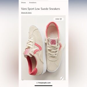 NWT - Vans Sport Low in Carnelia Pink